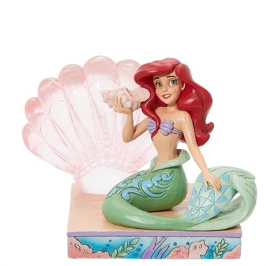 Disney Traditions - H: 12 cm. Ariel with Shell